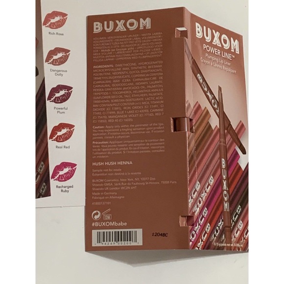 Buxom Makeup 23 Bundle Buxom Power Line Plumping Lip Liner 2x Hush